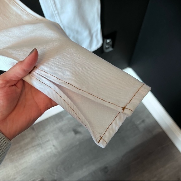 Lioness ALABAMA JEAN Color:White Size:L 100% cotton high waist 5 pockets design - Picture 7 of 12